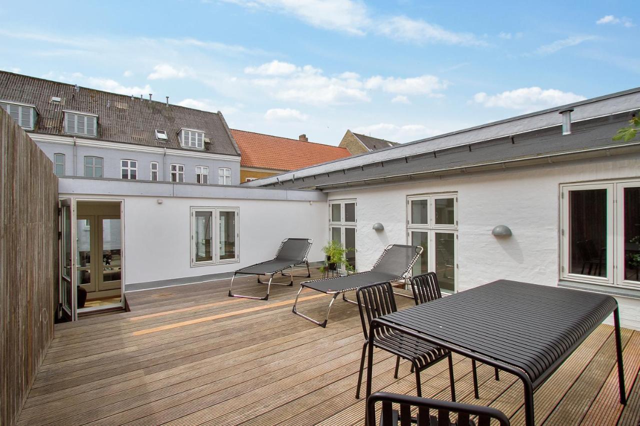 Central 3-Bedroom Apartment With A Big Terrace And Fitness Room Aalborg Luaran gambar